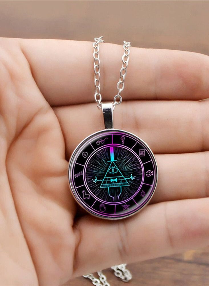 Weird Town Time Gemstone Alloy Necklace  - Image 2