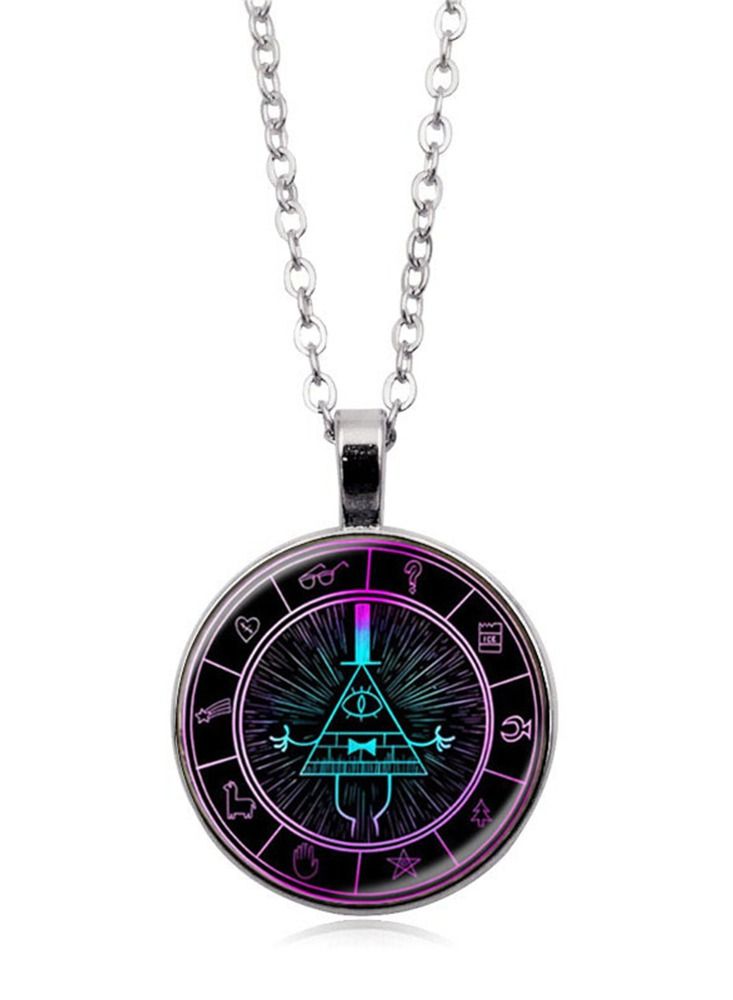 Weird Town Time Gemstone Alloy Necklace  - Image 1