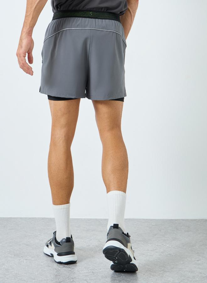 ستايلي اكتيف شورت تمرين 2 في 1 - Image 4