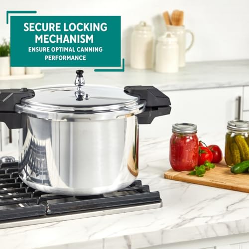 Mirro 92116 Polished Aluminum 5 / 10 / 15-PSI Pressure Cooker / Canner Cookware, 16-Quart, Silver - Image 5