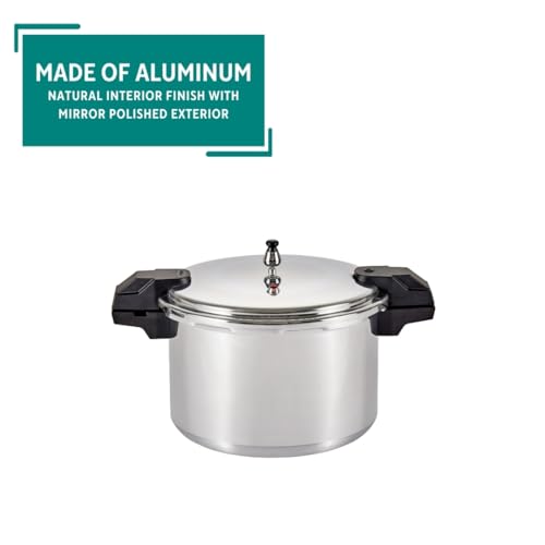 Mirro 92116 Polished Aluminum 5 / 10 / 15-PSI Pressure Cooker / Canner Cookware, 16-Quart, Silver - Image 3