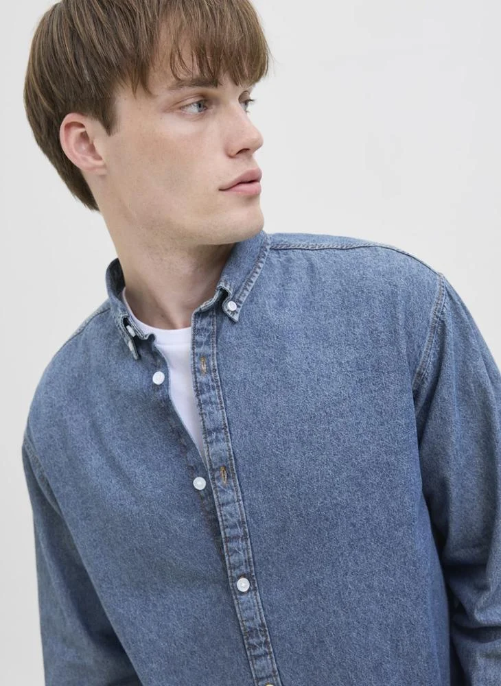 JJ Rebel Denim Regular Fit Shirt
