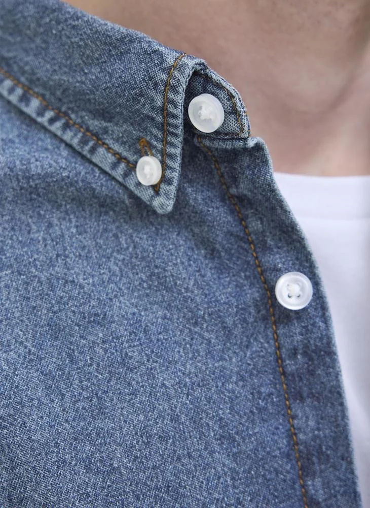 JJ Rebel Denim Regular Fit Shirt