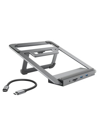 Hama 200106 12-In-1 USB-C Docking Station with Notebook Stand - pzsku/Z73B3737BC4812E309AECZ/45/_/1711448572/19c2a033-4bf1-4fcd-896a-92fa3902ab8e