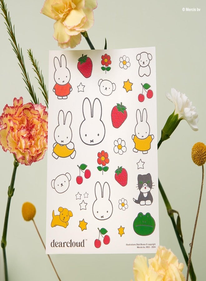 dearcloud Miffy & Friends Temporary Tattoos - Vegan Ink, 20+ Designs - Image 2