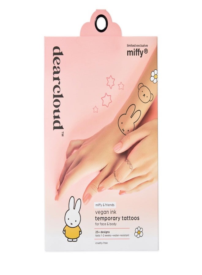 dearcloud Miffy & Friends Temporary Tattoos - Vegan Ink, 20+ Designs - Image 1