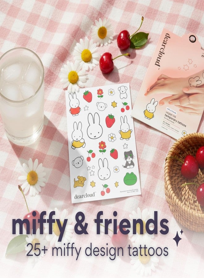 dearcloud Miffy & Friends Temporary Tattoos - Vegan Ink, 20+ Designs - Image 3