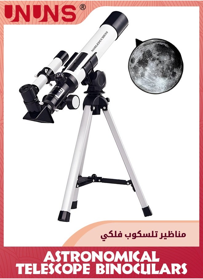 UNUNS Astronomical Telescope,Junior Scientist's Professional Astronomy Telescope,400mm Focal,Portable Telescope For Adults Kids Beginners Observing Deep Space Stargazing Constellations Outdoor Activities  - Image 1