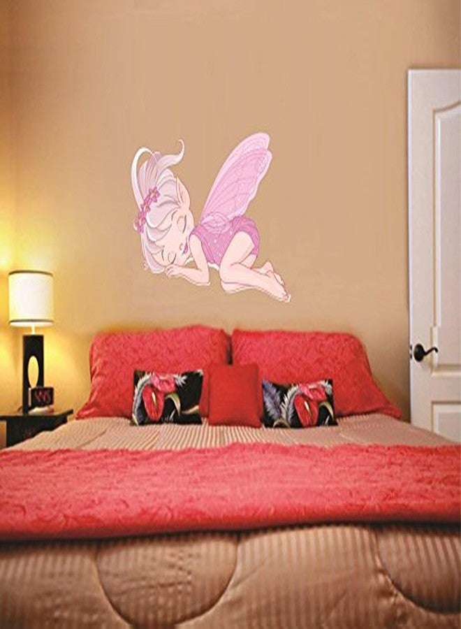 Asmi Collections PVC Wall Stickers Beautiful Sleeping Fairy Angel - Image 3