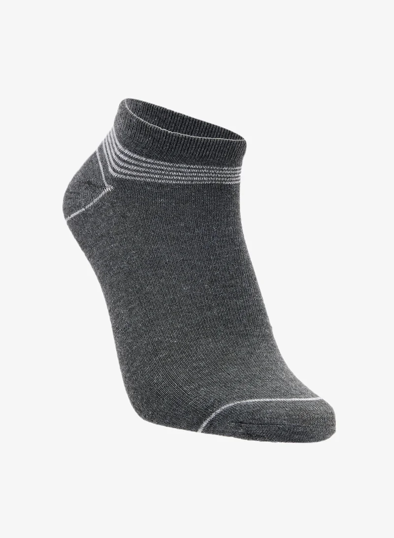 سفنتي فايف بيسيكس Pack Of 3 Ankle Socks
