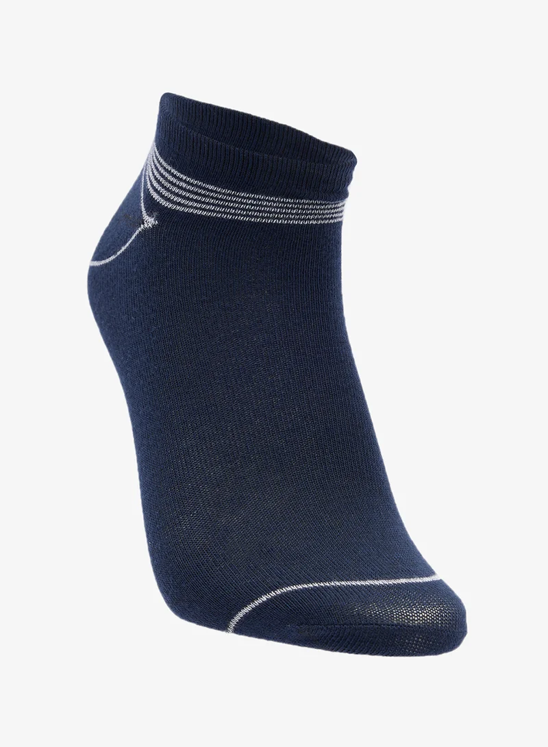 سفنتي فايف بيسيكس Pack Of 3 Ankle Socks