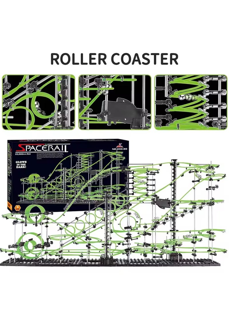 SPACERAIL 1377Pcs Spacerail Luminous Roller Coaster Ball Set Children Toy Education Model Science Experiment Creative Building Block Toy - Image 1