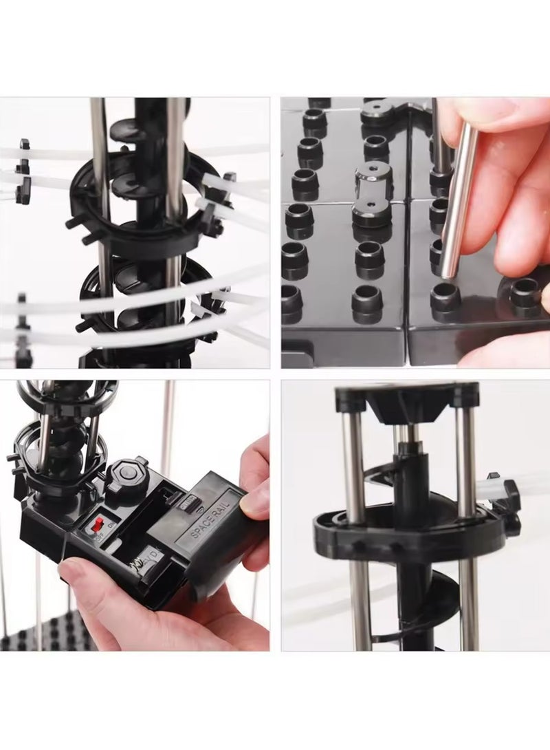 SPACERAIL 1377Pcs Spacerail Luminous Roller Coaster Ball Set Children Toy Education Model Science Experiment Creative Building Block Toy - Image 3