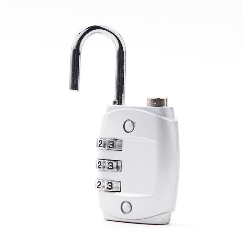 JD Jing Zao Xinqin Password Lock, Luggage Password Lock, Anti-Theft, Travel Suitcase/computer Backpack Metal Small Padlock, Black - Image 3