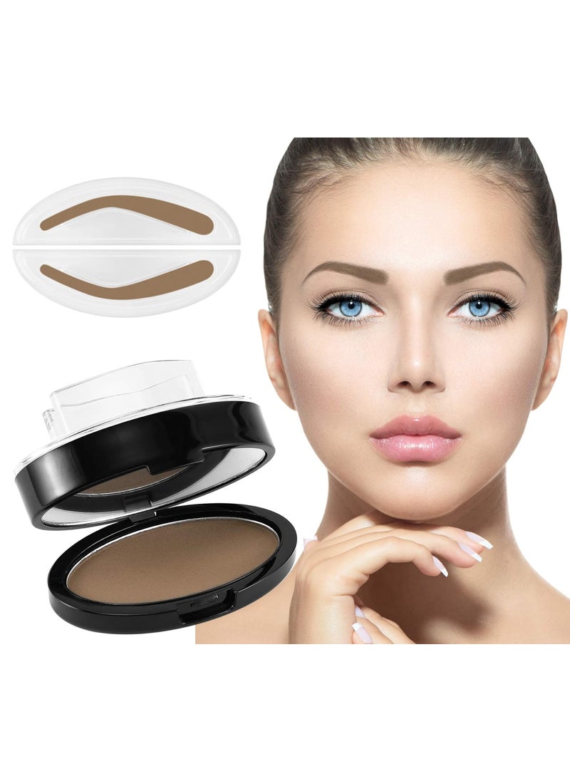 Boobeen - Boobeen Eyebrow Seal Stamp Powder  Waterproof 3 Seconds Eye Make Up Nature Coloring Kit  Creates Natural Looking Brows for Makeup Beginners - Image 1