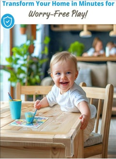 Healife Baby Safe Corner Guard Set, 2M Silicone PVC Pre-Tape Adhesive with 4 Corner Guards for Protecting Cabinet Table Drawers from Sharp Corners  - Image 3