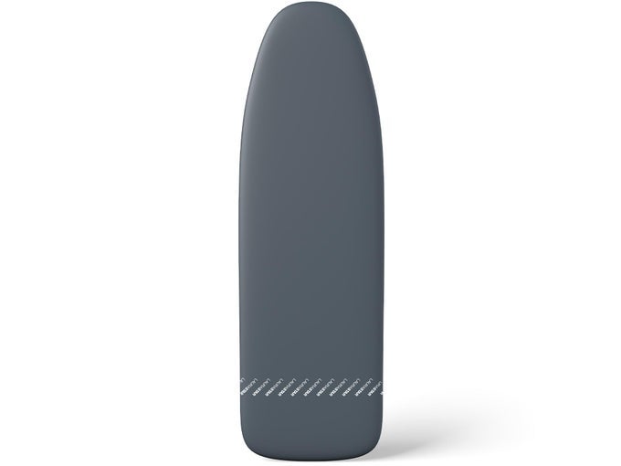 UNIVERSALCOVER DARK GREY UNIVERSAL IRONING BOARD COVER 131CM X 55CM 100 COTTON FOLDING LINES PRACTICAL CLIP ADJUSTABLE HIGHCOMFORT THICKNESS MACHINE WASHABLE UNIQUE DESIGN