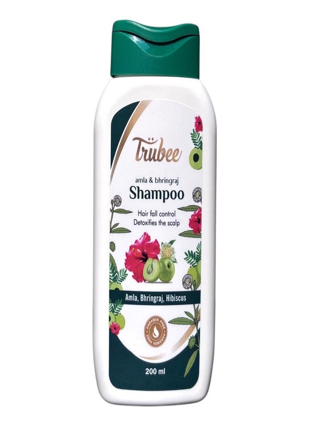 Trubee Amla&Bhringraj Shampoo | Hair Fall Control | Detoxifies the Scalp | 200ml - Image 1