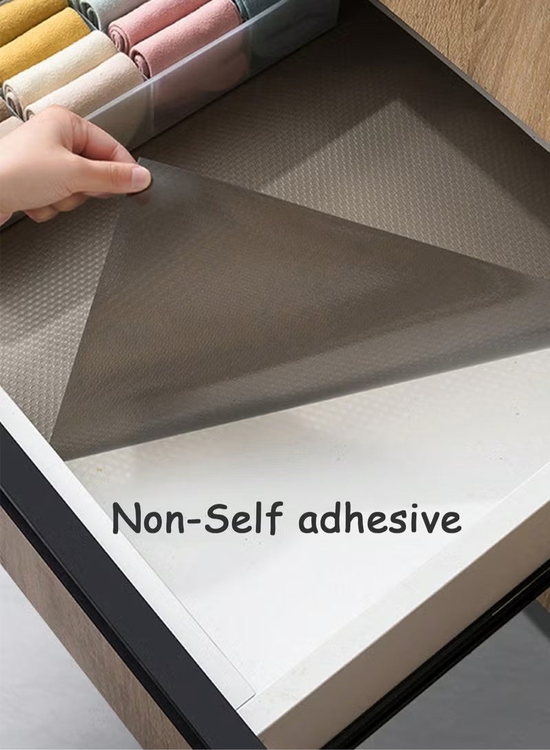 1 Roll Non-Slip Kitchen Cabinet Liner – Waterproof, Moisture-Proof, and Dust-Proof Shelf and Drawer Mat – Cut-to-Fit Pad for Kitchen Cabinets, Refrigerators, Bathrooms, and Dresser Drawers – Ideal for Organizing, Protecting Surfaces, and Maintaining Cleanliness – Durable, Washable, and Easy to Clean - Image 3