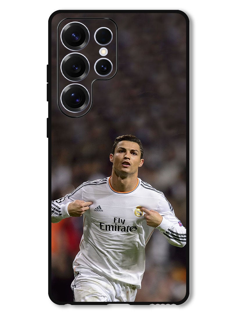 Theodor Protective Case Anti Scratch Shock Proof Bumper Cover For Samsung Galaxy S25 Ultra Cristiano Ronaldo (3) - Image 1
