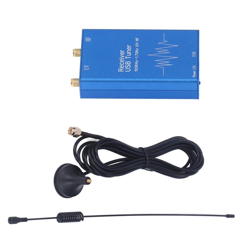 RTL SDR USB Receiver Wireless 100KHz‑1.7GHz UHF UV HF Full Band Electronic Component - Image 5