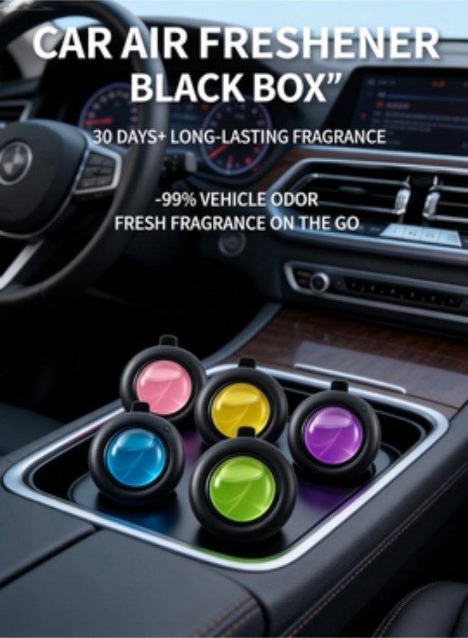 fdsport 5-Pack Car Air Fresheners, Clip-On Diffusers for Car Vents, Long-Lasting Fragrance, Safe and Non-toxic, Suitable for Cars, Air Conditioners, And Fans. Premium Long-Lasting Light Fragrance, Car Interior Accessories, Suitable for Homes, Bathrooms, Wardrobes, And Car Dashboards. - Image 4