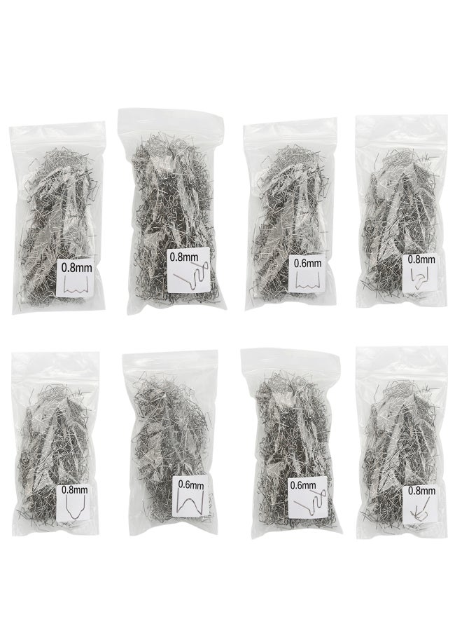 Universal 100 Pcs/Set Precut 0.6mm-0.8mm Hot Wave Flat Staples For Plastic Stapler Repair Welder repair tool - Image 5
