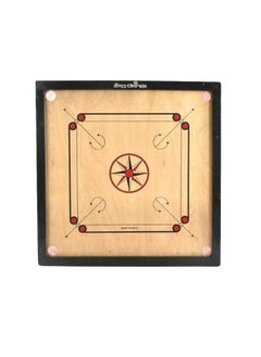 HIMCO Wooden Made In India Carrom Board With 20 Coins And Striker Set-  65cm 24 Width 
