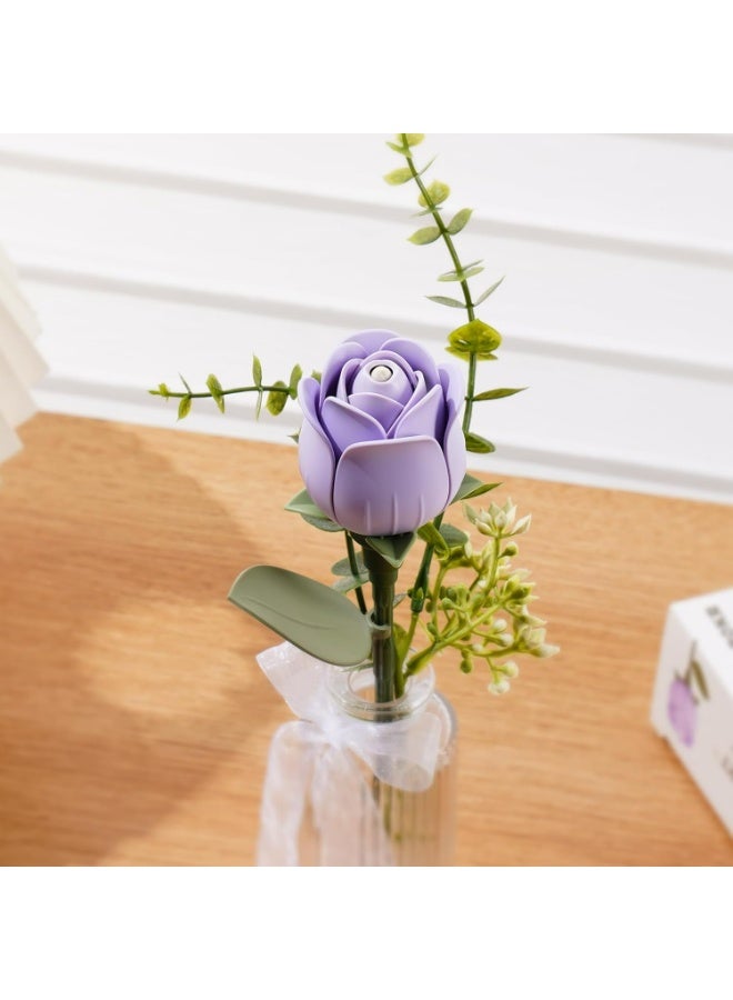 ROBOTIME ROKR Floral Art Series Single Flower – Lavender Rose - Image 2