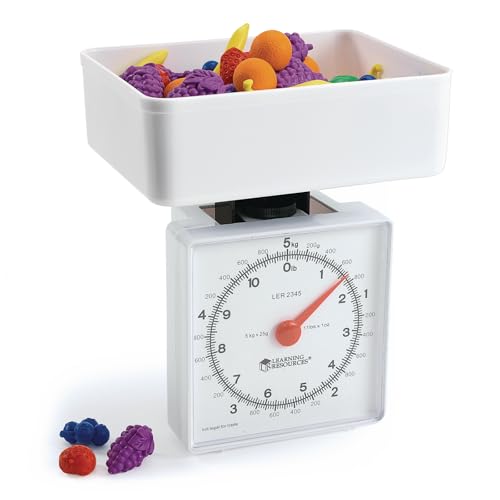 Learning Resources Platform Scale, 11 lb Capacity, teaching resources, school supplies, homeschool supplies - Image 1
