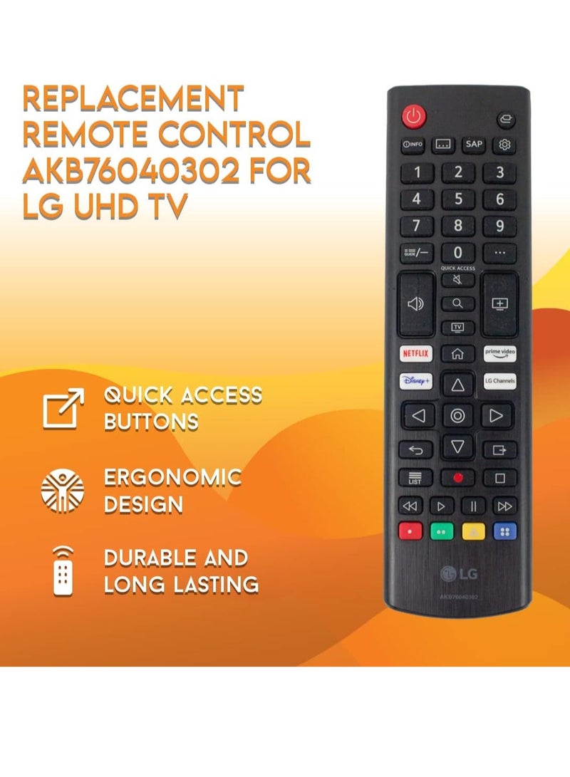 ELTRAZONE AKB75375604 Universal Remote Control Replacement for LG 4K LCD LED UHD Smart TVs - Image 2