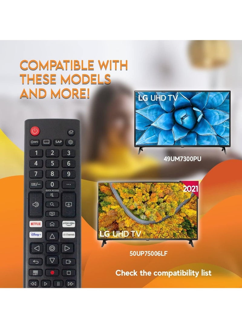 ELTRAZONE AKB75375604 Universal Remote Control Replacement for LG 4K LCD LED UHD Smart TVs - Image 3