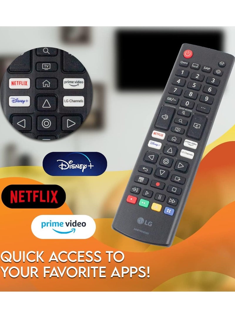 ELTRAZONE AKB75375604 Universal Remote Control Replacement for LG 4K LCD LED UHD Smart TVs - Image 4