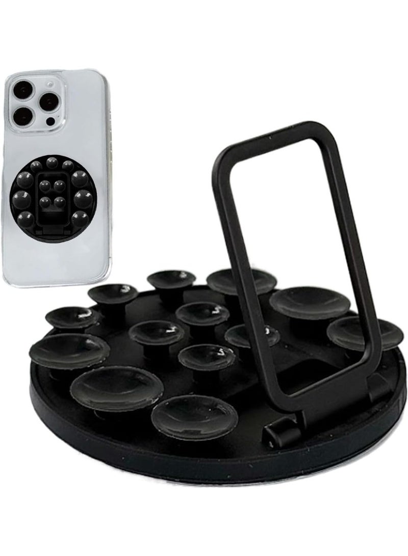 Suction Cup Phone Mount,Phone Case Mount Silicone Cellphone Grip - Anti-Slip Electronic Holder Cellphone Stand for Dashboard Center Console Offices - Image 1