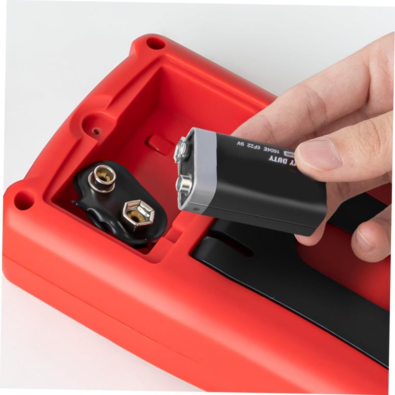 Red Digital Multimeter Handheld Voltage Current Resistance Tester - Image 5