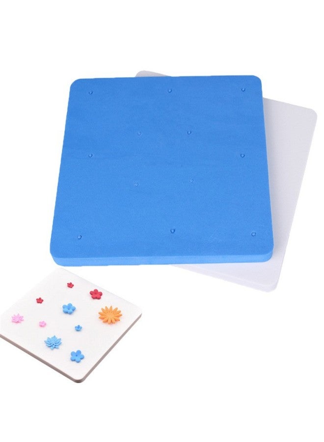 2p Wave Sponge Pad 5 Hole 12 Hole Pad Baking Fold Cake Tool Sugar Flower Drying Setting Foam Pad Spot-Specifications:5 Hole Pad (powder + Green) - Image 3