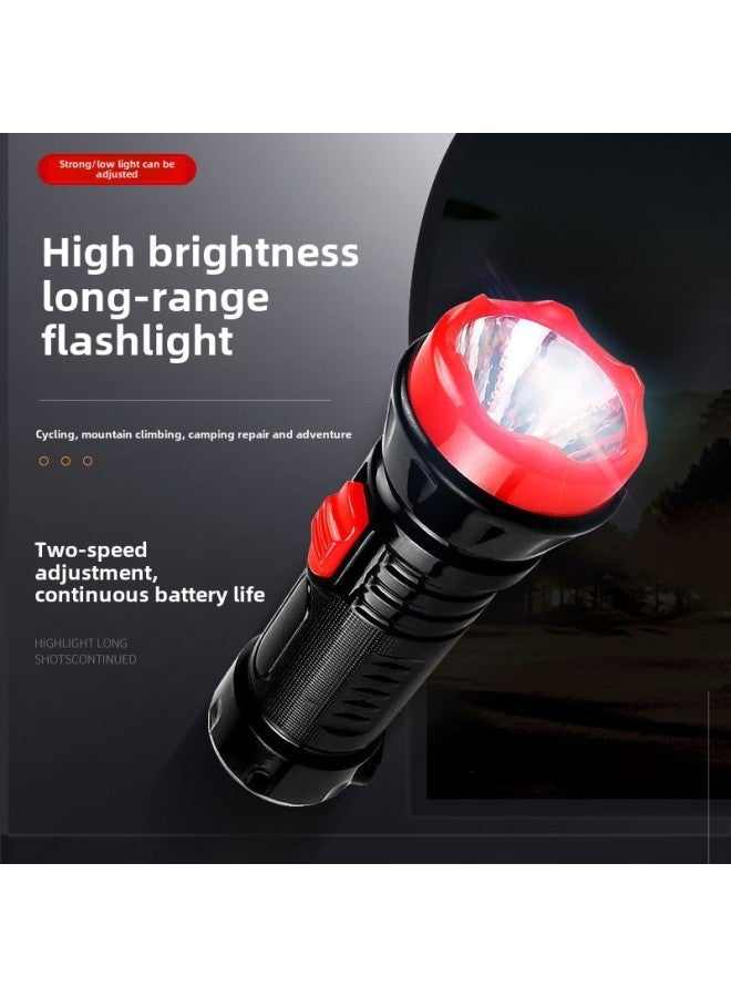 Buy One Get One Free Rechargeable LED Flashlight Home Outdoor Night Lighting Fire Hotel Hotel Emergency Light-Product Specifications:13.5cm Strong Light Lithium Battery - Image 4