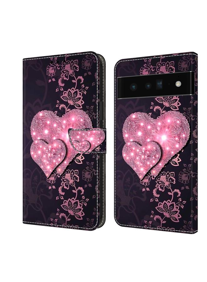 S-TOP Case For Google Pixel 6 Pro Crystal 3D Shockproof Protective Leather Phone Case - Image 1