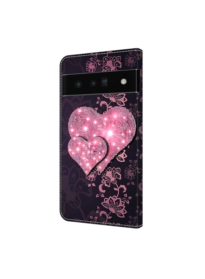 S-TOP Case For Google Pixel 6 Pro Crystal 3D Shockproof Protective Leather Phone Case - Image 3