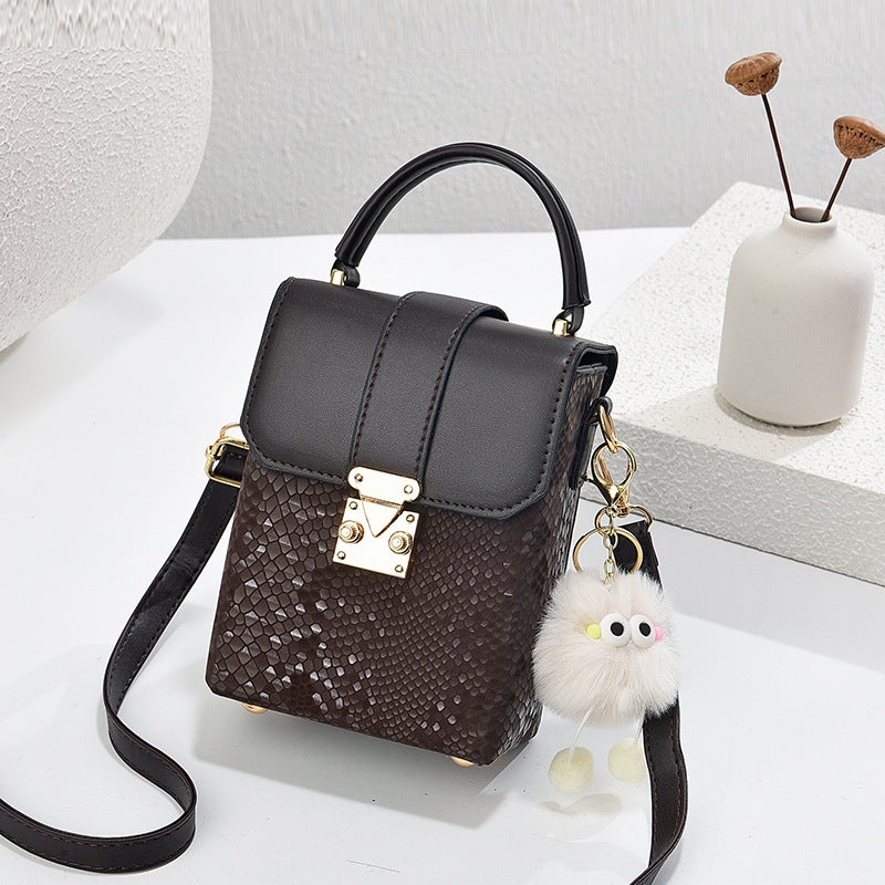 Crossbody Bag Mobile Phone Bag Women'S Handbag Snake Pattern Export Small Bag Taizhou Women'S Bag Manufacturer Bags - Image 1