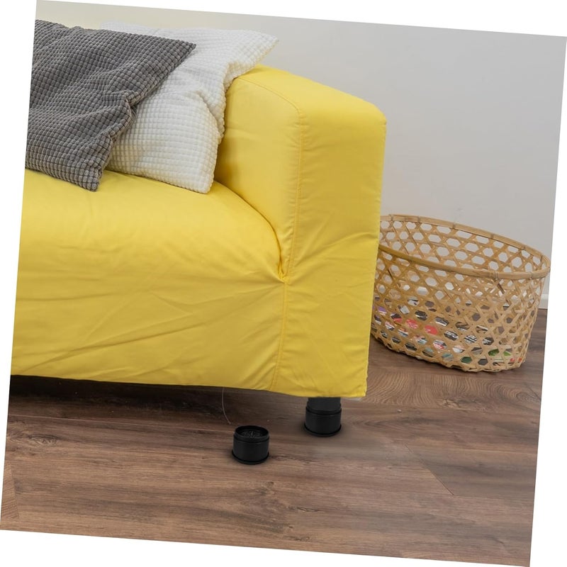 VOSAREA 4 Pcs Adjustable Bed Risers Non-Slip Furniture Lift Pads Heavy Duty Height Extenders for Sofa Desk and Cabinet Floor Protectors for Home Use - Image 5