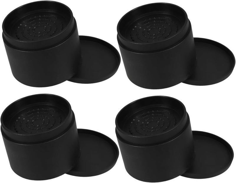 VOSAREA 4 Pcs Adjustable Bed Risers Non-Slip Furniture Lift Pads Heavy Duty Height Extenders for Sofa Desk and Cabinet Floor Protectors for Home Use - Image 1