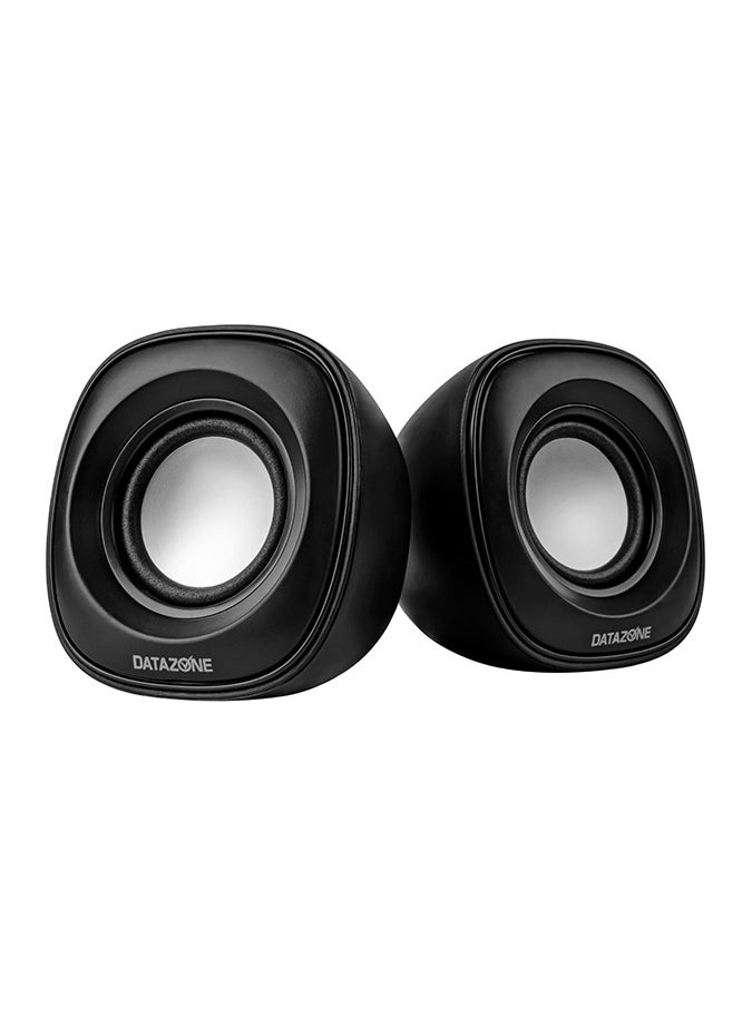 Datazone Mini Desktop Speaker with Modern Design, USB and AUX Powered, High Quality Sound, Compact and Easy to Use  - Image 2