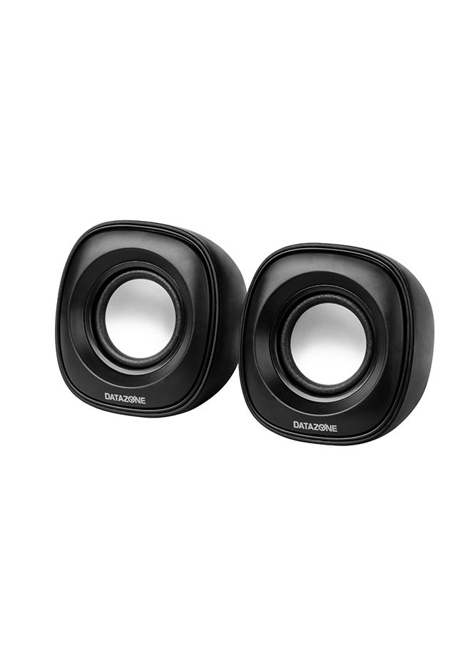 Datazone Mini Desktop Speaker with Modern Design, USB and AUX Powered, High Quality Sound, Compact and Easy to Use  - Image 5