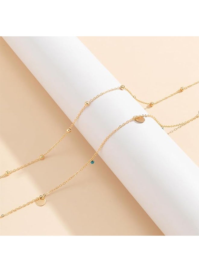 Simple tassel sequin double chain casual waist chain decoration - Image 3