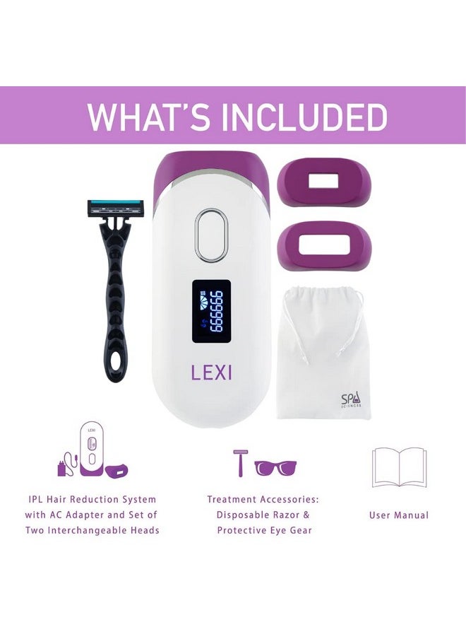 SPA SCIENCES - Pa Sciences Lexi Painless Permanent Ipl Hair Removal System Fda Cleared With 999 999 Flashes Auto Flash And Skin Sensor - Image 1