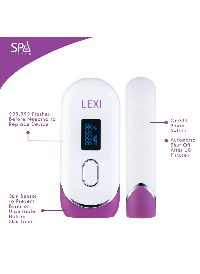 SPA SCIENCES - Pa Sciences Lexi Painless Permanent Ipl Hair Removal System Fda Cleared With 999 999 Flashes Auto Flash And Skin Sensor - Image 1