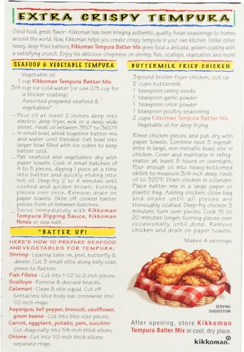 Kikkoman Mix Tempura Batter,Extra crispy, 10 Ounce (Pack of 2) - Image 3