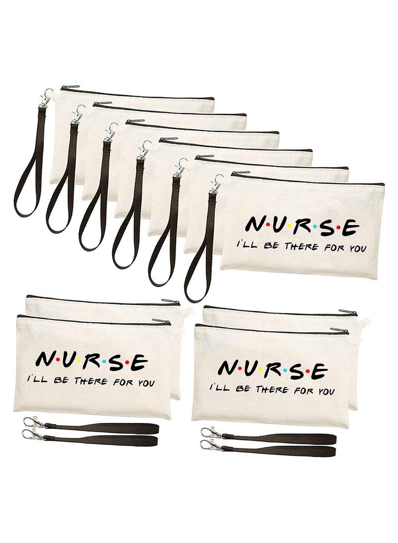 PRINTSHOP4ME Nurse Appreciation Gift - Cosmetic Bag - Multi Purpose Full Zipper Pouch with Funny Designs Print - Nursing Supplies and Practitioner Gifts - Survival kit (Design 5)  - Image 2