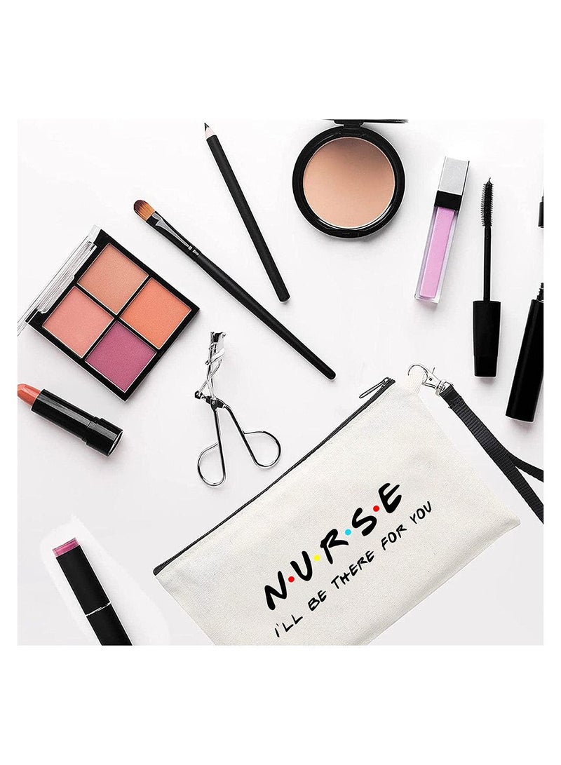 PRINTSHOP4ME Nurse Appreciation Gift - Cosmetic Bag - Multi Purpose Full Zipper Pouch with Funny Designs Print - Nursing Supplies and Practitioner Gifts - Survival kit (Design 5)  - Image 4